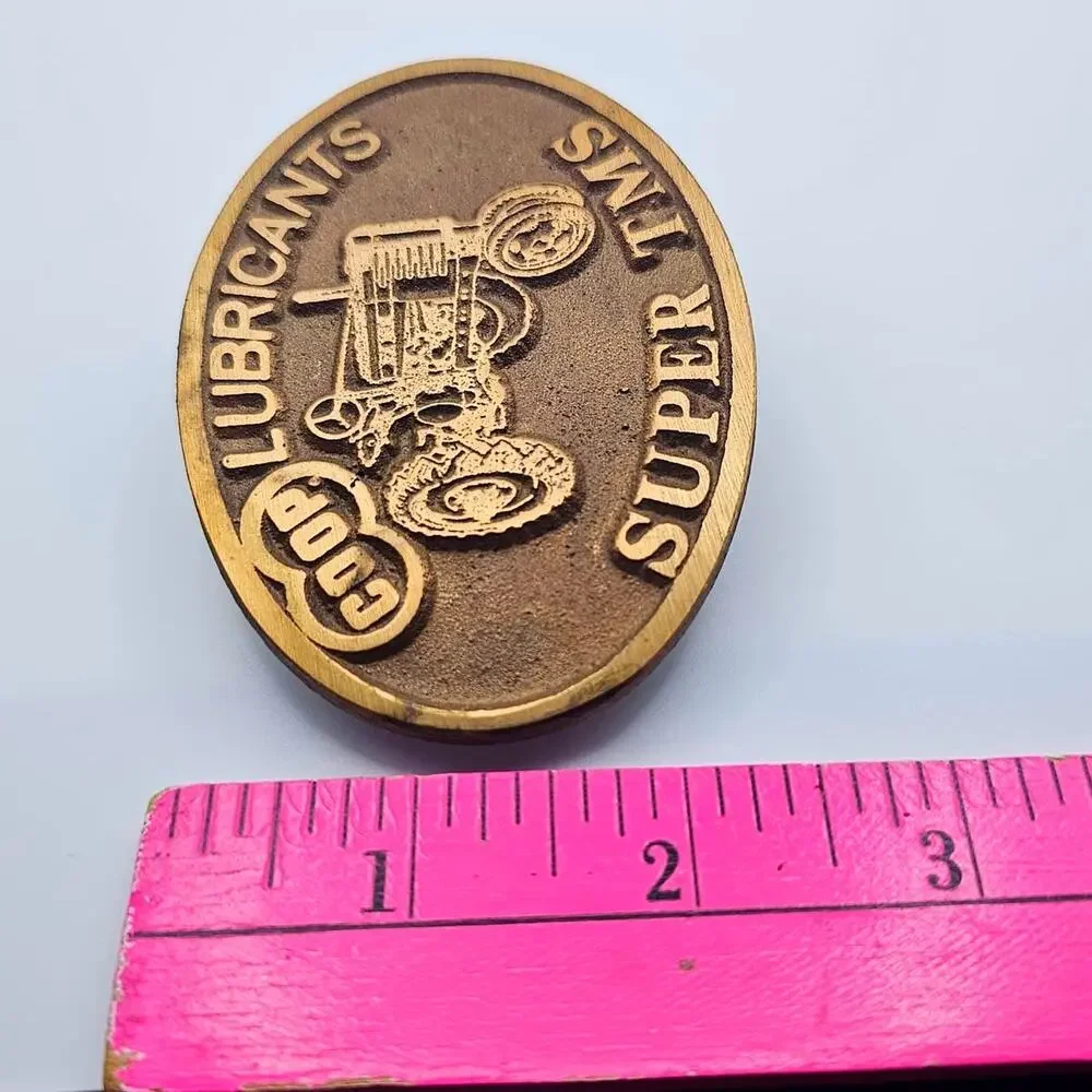 John Deere H 1936-1947 Farmland Ind Ser 2 Belt Buckle Coop Lubricants Super TMS